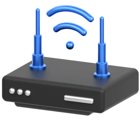 Wifi Router  3D Icon