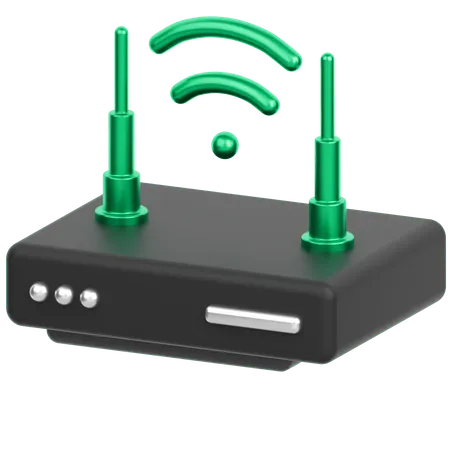 Wifi Router  3D Icon