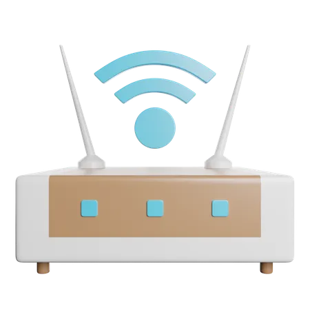 Wifi Router  3D Icon