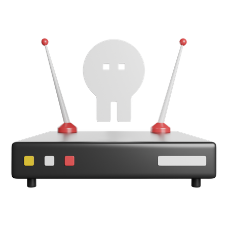 Wifi Router  3D Icon