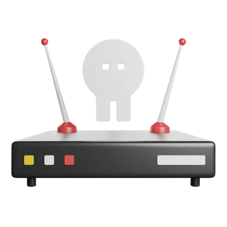 Wifi Router  3D Icon