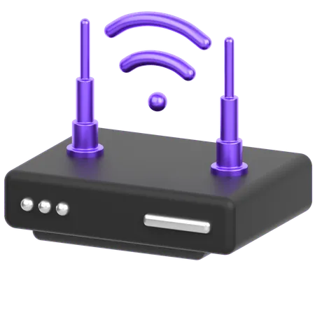 Wifi Router  3D Icon