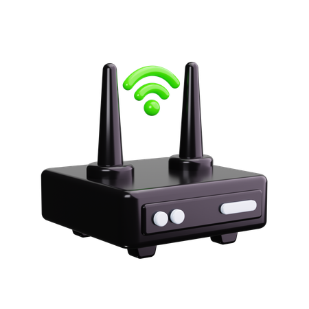 Wifi Router  3D Icon