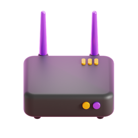 Wifi Router  3D Icon