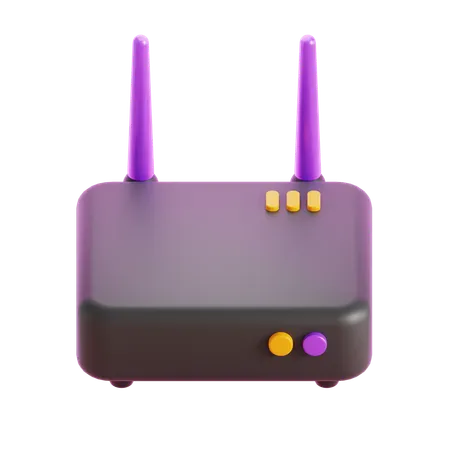 Wifi Router  3D Icon