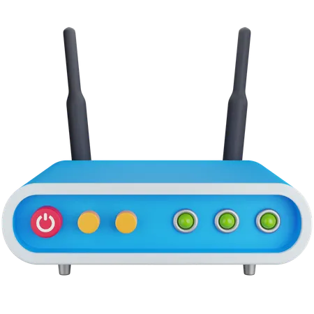 Wifi Router  3D Icon