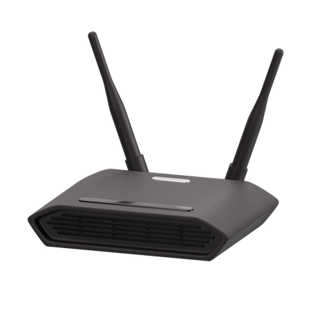 Wifi Router  3D Icon