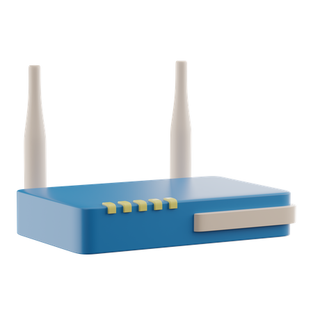 Wifi Router  3D Icon