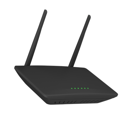 Wifi router 3D Icon