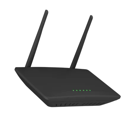 Wifi router  3D Icon