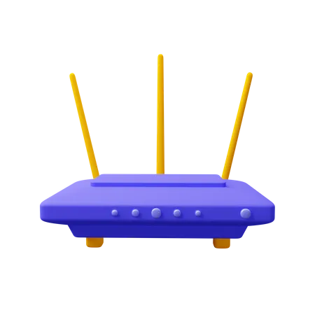 Wifi Router Download This Item Now 3D Icon