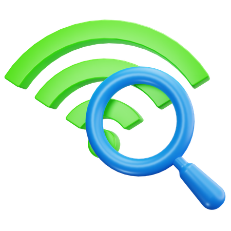 Wi-Fi 검색  3D Icon