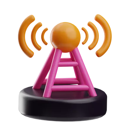 Serviette wifi  3D Icon