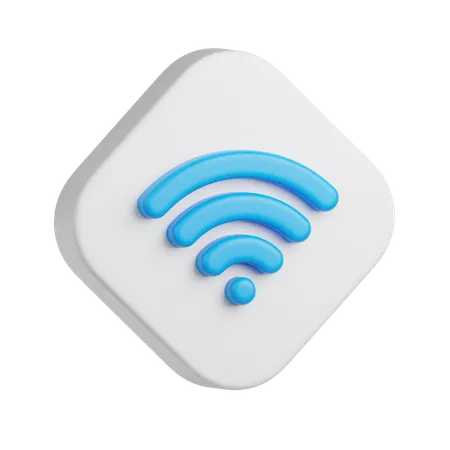 Wi-Fi サイン  3D Icon