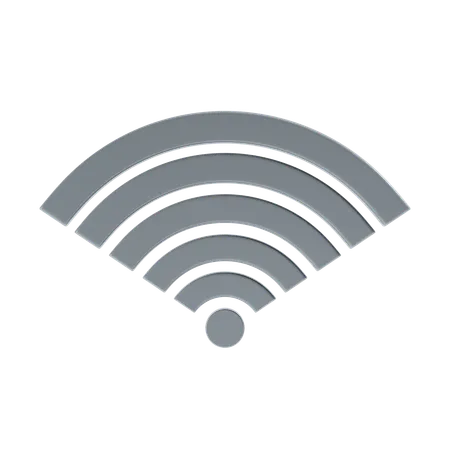 Wifi Signal 3 D Icon And Illustration 3D Icon