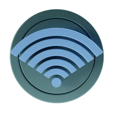 Wifi Signal 3 D Icon And Illustration 3D Icon