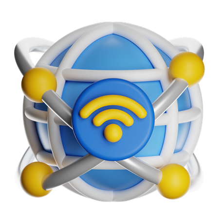 Wifi Signal  3D Icon