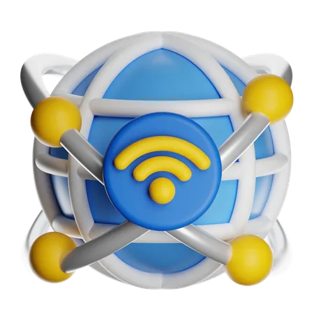 Wifi Signal  3D Icon