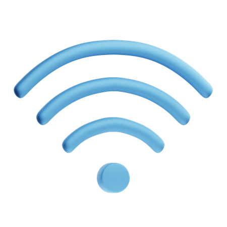 WiFi Signal  3D Icon