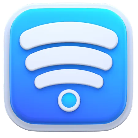 Wifi Signal  3D Icon