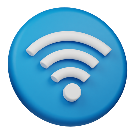 Wifi Signal  3D Icon