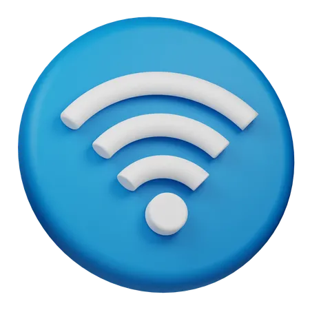 Wifi Signal  3D Icon