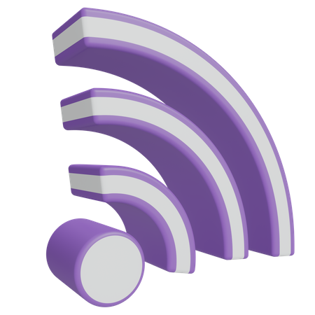 Wifi Signal  3D Icon