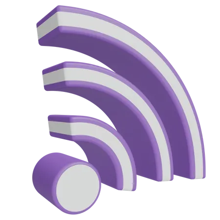 Wifi Signal  3D Icon