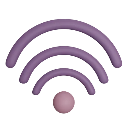 Wifi Signal  3D Icon