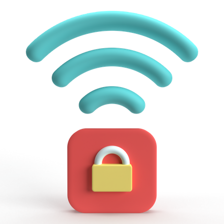 Wifi Signal  3D Icon