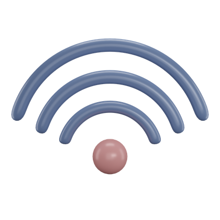 Wifi Signal  3D Icon