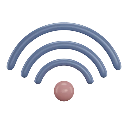 Wifi Signal  3D Icon