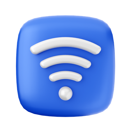 Wifi Signal  3D Icon