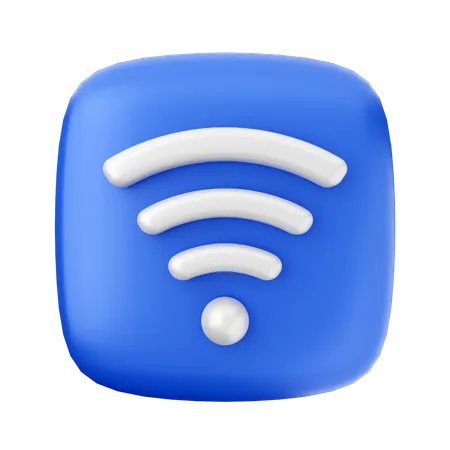 Wifi Signal  3D Icon