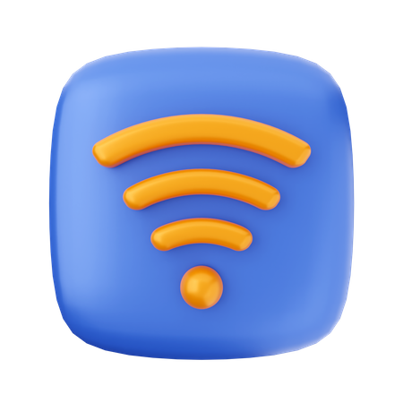 Wifi Signal  3D Icon