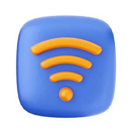 Wifi Signal  3D Icon