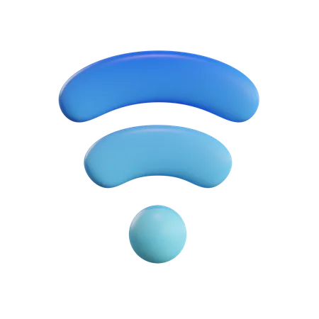 Wifi Signal  3D Icon