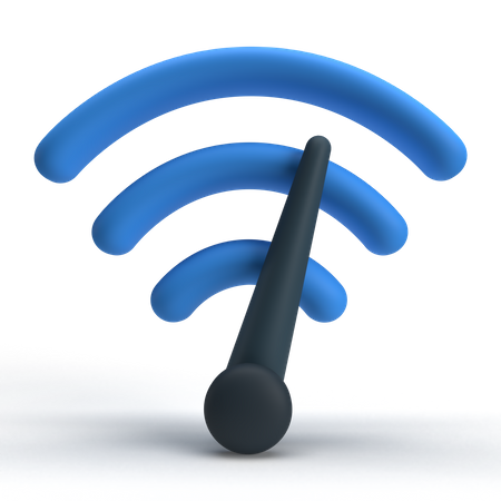 Wifi Signal  3D Icon