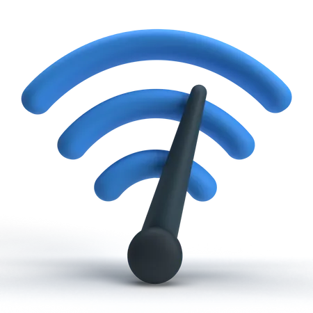 Wifi Signal  3D Icon