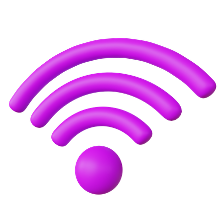 Wifi Signal  3D Icon