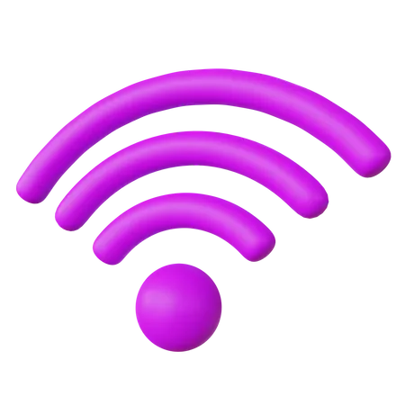 Wifi Signal  3D Icon