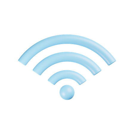 Wifi Signal  3D Icon