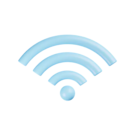 Wifi Signal  3D Icon