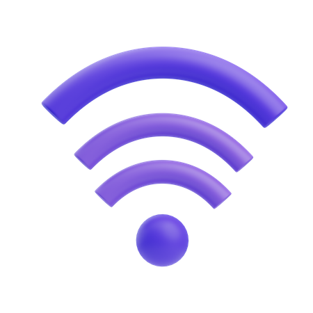 Wifi Signal  3D Icon