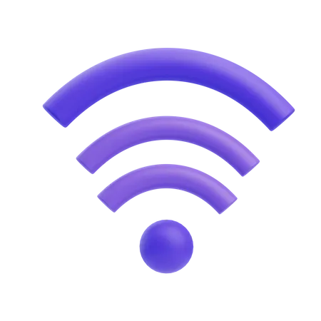 Wifi Signal  3D Icon