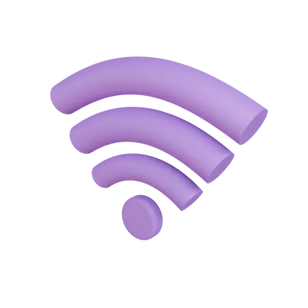 Wifi Signal  3D Icon