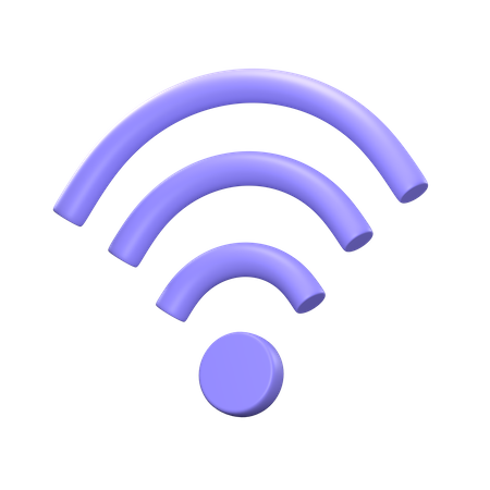 Wifi Signal  3D Icon