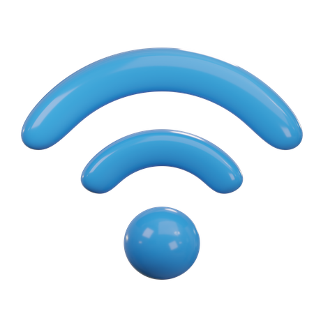 Wifi Signal  3D Icon