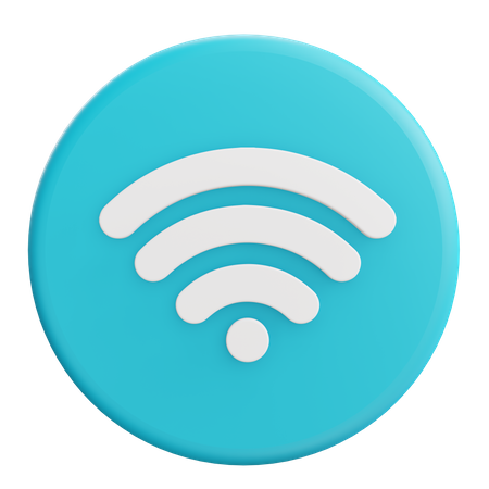 Wifi Signal  3D Icon