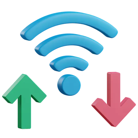 Wifi Signal  3D Icon